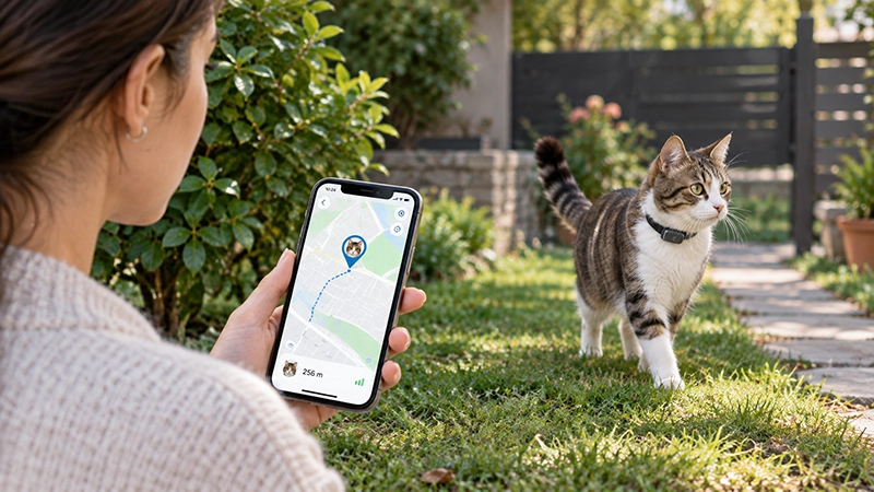 پیدا کردن گربه با ردیاب GPS