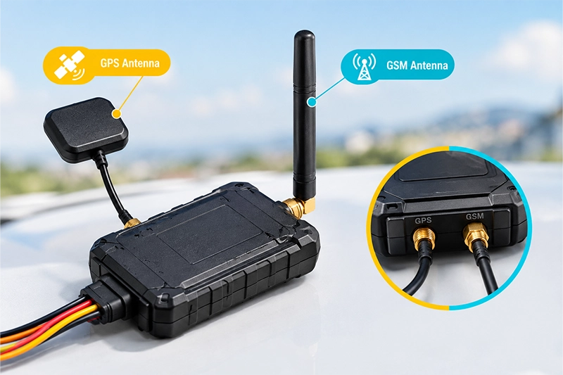 تفاوت آنتن GPS و GSM در ردیاب آنتنی