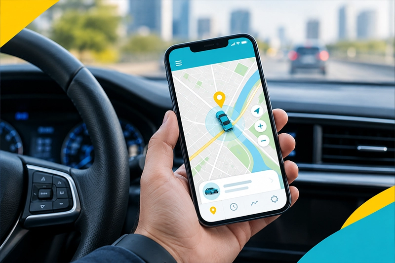 مشاهده موقعیت لحظه ای خودرو با ردیاب GPS