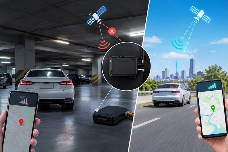 علت عدم دریافت سیگنال GPS در ردیاب آنتنی